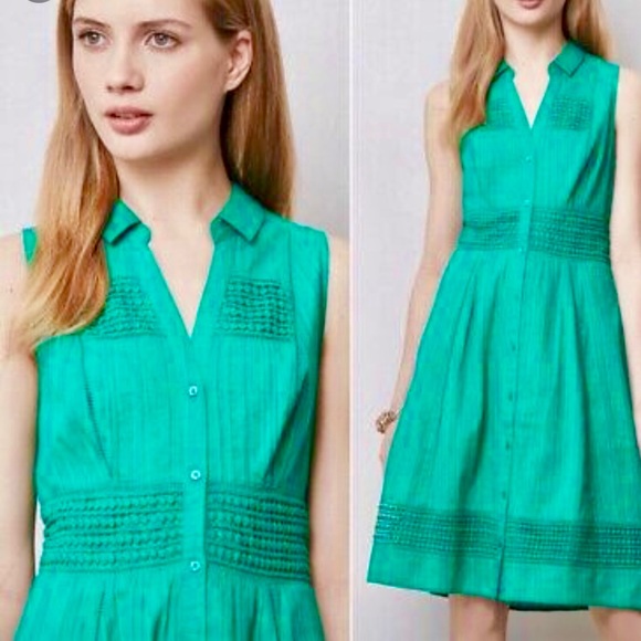 Anthropologie Dresses & Skirts - Anthropologie Maeve Beda Swiss Dot Dress
